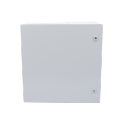 [PST-6060-30A] Gabinete de Acero IP66 Uso en Intemperie (600 x 600 x 300 mm) con Placa Trasera Interior Metálica y Compuerta Inferior Atornillable (Incluye Chapa y Llave T). | PST-6060-30A