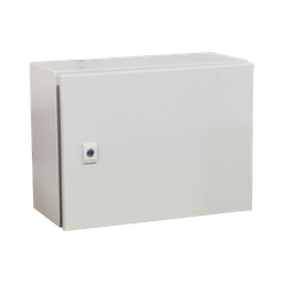 [PST-4030-30A] Gabinete de Acero IP66 Uso en Intemperie (400 x 300 x 300 mm) con Placa Trasera Interior Metálica y Compuerta Inferior Atornillable (Incluye Chapa y Llave T). Ideal para Centros de Carga y Tableros de Control. | PST-4030-30A