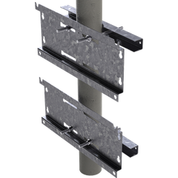 [LP-FORTE-16U-BRA-R2] Herraje para Fijación a Pared, Torre o Poste compatible con LP-FORTE-16UR3 y LP-FORTE-24U-R3 | LP-FORTE-16U-BRA-R2