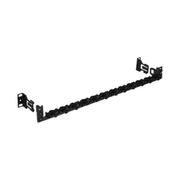 [SRBBRWC-KIT] Barra para Aliviar Tensión o Peso Atrás de Patch Panel, Para 24 Cables, Con Clips Ajustables, Color Negro | SRBBRWC-KIT