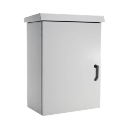 [ECL906050P] Gabinete Para Exterior OSP ComLine de 18 UR, 600 mm de Ancho, 500 mm de Profundidad De Aluminio, Color Gris Claro Con Protección NEMA 4/12/4X/3/3R; IP66 | ECL906050P