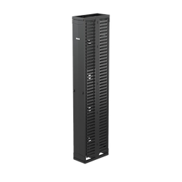 [PR2VD10] Organizador Vertical PatchRunner™, Doble (Frontal y Posterior), Para Rack Abierto de 45 Unidades, 10in de Ancho, Color Negro | PR2VD10