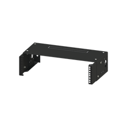 [LP-REP-1202.5] Rack Abierto de montaje en Pared, de 19in,  Profundidad Ajustable (8" a 12") de 2.5  Unidades de rack, con Capacidad de Crecimiento. | LP-REP-1202.5