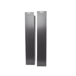 [WMPVHC45E] Organizador Vertical NetRunner, Doble (Frontal y Posterior), para Rack Abierto de 45 Unidades, 6.7in de Ancho, Color Negro | WMPVHC45E