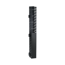 [CWMPV2440] Organizador Vertical IN-Cabinet, Sencillo (Solo Frontal), Para Uso Con Gabinetes Panduit, Montaje Lateral en Riel de Rack, 40 UR, 1.95 in de Ancho, Color Negro | CWMPV2440