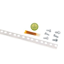 [RGS134-1Y] Barra Vertical para Tierra Física, de 2m de Largo, para Montaje en Rack | RGS134-1Y