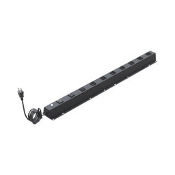 [TCM-SR19KIT] PDU Vertical de 10 Contactos (NEMA 5-15R). Volt. Ent./Sal.: 120Vca/15A compatible con Racks EIRL y EIQR. | TCM-SR19KIT