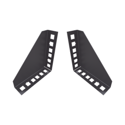 [LP-RACK-ADAP] Par de Sujetadores para Instalación de Equipo Rackeable en Placa o Pared (hasta 2U), Puede soportar 10 Kg | LP-RACK-ADAP