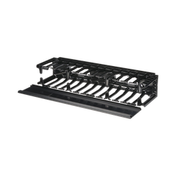 [NMF2] Organizador de Cables Horizontal NetManager de Alta Densidad, Sencillo (Solo Frontal), Para Rack de 19in, 2UR | NMF2