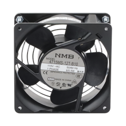 [A4AXFNGQ] Ventilador Axial Compacto, de 4 Pulgadas, 49 CFM, 115 Vca, De Acero, Color Negro | A4AXFNGQ