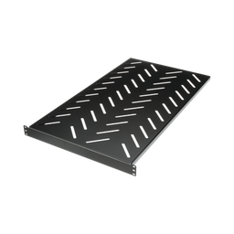 [RSHLF] Charola para Soportar Equipos en Rack de 19" de 4 Postes, Profundidad Máxima de 30 in, Capacidad de Carga de 125 kg, 1 UR | RSHLF