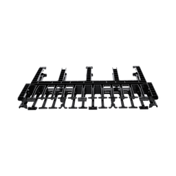[NM1] Organizador de Cables Horizontal NetManager de Alta Densidad, Doble (Frontal y Posterior), Para Rack de 19in, 1UR | NM1
