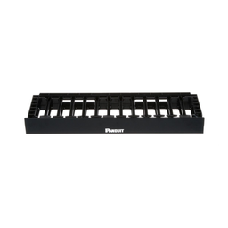 [NMF1] Organizador de Cables Horizontal NetManager de Alta Densidad, Sencillo (Solo Frontal), Para Rack de 19in, 1UR | NMF1