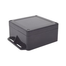 [TXG-0152-BK] Gabinete Plástico Negro para Exterior (IP65) de 120 x 120 x 60 mm Cierre por Tornillos. | TXG-0152-BK