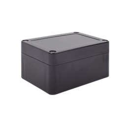 [TXG-014-BK] Gabinete Plástico Negro para Exterior (IP65) de 100 x 68 x 50 mm Cierre por Tornillos. | TXG-014-BK