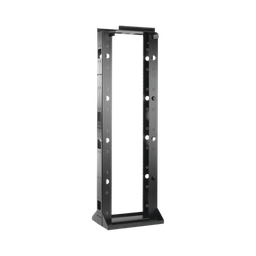 [ESDR19FM45U] Rack de 2 Postes Sísmico, Estándar de 19 in, Rieles Numerados y Roscados #12-24, Fabricado en Acero, 45 Unidades de Rack, Color Negro | ESDR19FM45U