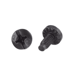 [RGTBS-C] Tornillo de Unión a Tierra Con Formación de Rosca, #12-24 x 1/2, Color Negro, Bolsa de 100 Piezas | RGTBS-C