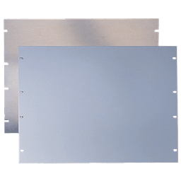 [P19RP2UP] Tapa Ciega Para Rack Estándar de 19in, Plano, de Acero, 2 UR, Color Gris | P19RP2UP