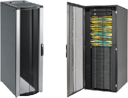 [PNC20812B] Gabinete Rack ProLine ConnecTek 42 UR 2000 x 800 x 1200 mm con Capacidad 1134 kg  Acero, Color Negro Con Organizadores Laterales Frontal y Traseros Incluidos | PNC20812B