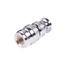 [RFN-1038-1] Adaptador en Linea para 50 Ohm, de Conector N Hembra a BNC Macho, Plata /Oro /Teflón. | RFN-1038-1