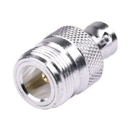 [RFN-1039-1] Adaptador en Línea, de Conector N Hembra a BNC Hembra, Plata/ Oro/ Teflón. | RFN-1039-1