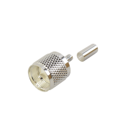 [RFU-505-ST] Conector UHF Macho (PL-259) de anillo plegable para cables RG-58/U, RG-142/U. | RFU-505-ST