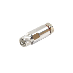 [RFU-502-H1] Conector UHF Macho (PL-259) para Cable HELIAX de 1/2" LDF4-50A, LP-450A, Tipo Rosca, Bronce Blanco/ Plata/ Teflón. | RFU-502-H1