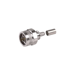 [EZ-240-NM-HX] Conector N Macho Plegable con Pin Cautivo para cables RG8X, LMR240, 9258. | EZ-240-NM-HX