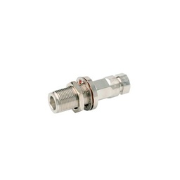 [F1PNF-BHC] Conector N Hembra de chasis para cable FSJ1-50A | F1PNF-BHC