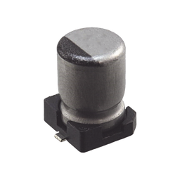 [1189-2455-1-ND] Capacitor Electrolítico de Aluminio tipo SMD de 10uF, 35V, 20%, 5 x 6.1 mm. | 1189-2455-1-ND