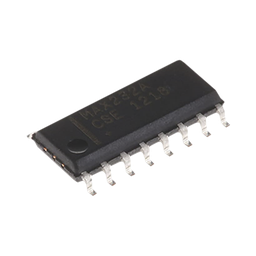 [MAX232ACSE-ND] Circuito Integrado 2 Drivers, 2 Receivers, +5Vcc, RS-232, Digital-Análogo, 16-SOIC. | MAX232ACSE-ND