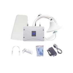 [EP20-TB-4GV2] Kit Amplificador de Señal Celular 2G, 3G y 4G / Mejora llamadas convencionales y VoLTE / Amplifica señal de TELCEL, AT&T y MOVISTAR / Cubre hasta 300 m² con una antena y hasta 900 m² con 3 antenas. | EP20-TB-4GV2