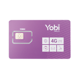 [SIM1GBYOBI] SIM Yobi para dispositivos móviles 3G/4G con recarga de 1GB cada mes durante 1 año de servicio (solo datos) | SIM1GBYOBI