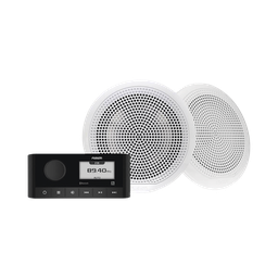 [10-02405-50] Sistema de estero marino MS-RA60 con dos bocinas de diseño clásico incluidas. | 10-02405-50