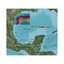 [10-C0733-00] Mapa VUS032R Sur del Golfo de México. | 10-C0733-00