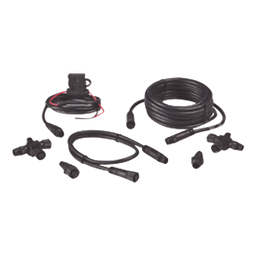[000-0124-69] Kit de Conexión NMEA 2000® / Incluye Cables de Extensión 0.61 m y 4.55 m / 2 Conectores T / 2 Terminadores de Red / Cable de Alimentación 0.6 m | 000-0124-69