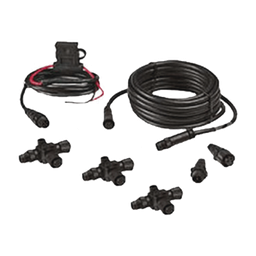 [000-10760-001] Kit Iniciador Red NMEA 2000 Micro-C / Cable de Red de 4.5 m (15 ft) / 3 Conectores T / 2 Terminadores de Red | 000-10760-001