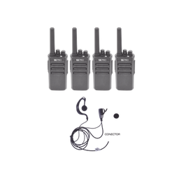 [TX600DUOKIT] Kit de 4 radios TX600 con 4 TXEHK | TX600DUOKIT