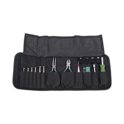 [EPZH04] Juego de Herramientas en Estuche Portátil con 25 Pzas.  (Desarmadores Finos + Pinzas + Puntas + Maneral). | EPZH04