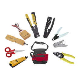 [KITINSTALN3] Juego de 9 Herramientas para Instalador de Redes. Incluye bolsa de viaje | KITINSTALN3