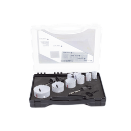 [D-21870] Kit de broca sierras (3/4 - 2 1/4 in) incluye 6 piezas de broca sierras, 2 adaptadores y resorte de expulsión. | D-21870