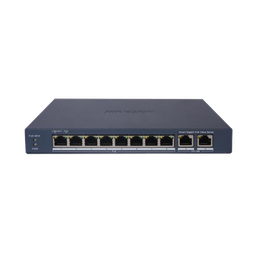 [DS-3E1510P-EI/M] Switch Gigabit PoE+ / Administrable / 8 Puertos 1000 Mbps PoE+ / 2 Puertos 1000 Mbps de Uplink / Configuración Nube Hik-PartnerPro / Modo Extendido hasta 300 Metros / 60 W | DS-3E1510P-EI/M