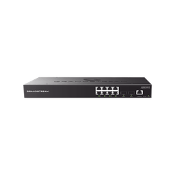 [GWN7801P] Switch PoE+ Gigabit Administrable / 8 puertos 10/100/1000 Mbps + 2 Puertos SFP Uplink / Hasta 120W / Compatible con GWN Cloud. | GWN7801P