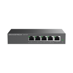 [GWN7700P] Switch PoE+ Gigabit No Administrable / 5 puertos 10/100/1000 Mbps / 4 puertos PoE+ / hasta 60W | GWN7700P