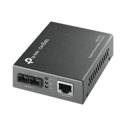 [MC210CS] Convertidor Fibra Óptica Monomodo / 1 Puerto RJ45 10/100/1000 Mbps / Puerto Fibra Óptica SC 1000 Mbps / Hasta 20 Km / Plug and Play | MC210CS