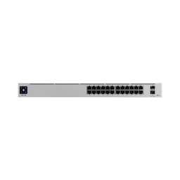 [USW-PRO-24-POE] UniFi Switch USW-Pro-24-POE Gen2, con funciones capa 3, de 24 puertos PoE 802.3at/bt + 2 puertos 1/10G SFP+, 400W, pantalla informativa | USW-PRO-24-POE