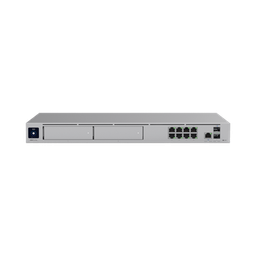 [UDM-PRO-MAX] UniFi Dream Machine Pro Max – Cloud Gateway Empresarial con Soporte para 150 Dispositivos y 2000 Clientes, 5 Gbps de Ruteo con IDS/IPS, 2 Bahías para HDD 3.5”, SSD Interno de 128 GB, Failover, Balanceo de Carga y VPN/SD-WAN | UDM-PRO-MAX
