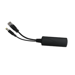 [WI-POE11S-48V] Splitter PoE IN 802.3 af/at / Se Puede Energizar Hasta con 30W / Salida de 12 Vcc 1A (12W) / Instalación es Escritorio (superficie plana) / Idea para cámas IP SIN PoE (CCTV) | WI-POE11S-48V