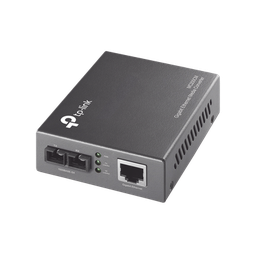 [MC200CM] Convertidor Fibra Óptica Multimodo /  1 Puerto RJ45 10/100/1000 Mbps / Puerto Fibra Óptica SC 1000 Mbps / Hasta 550 metros / Plug and Play | MC200CM