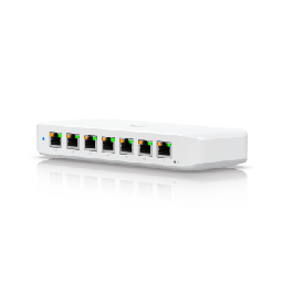 [USW-ULTRA] USW Ultra Switch de 8 Puertos GbE (7 Puertos PoE+ y 1 Puerto Entrada PoE++) con Opciones de Montaje Versátiles | USW-ULTRA